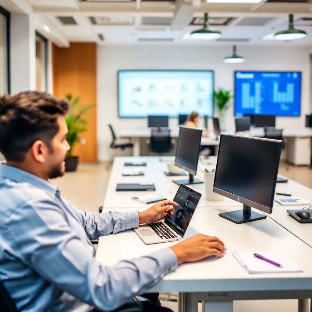 Transformación digital en espacios de trabajo modernos