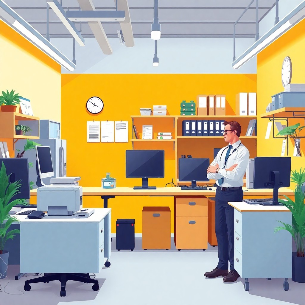 Equipamiento tecnológico profesional para oficinas